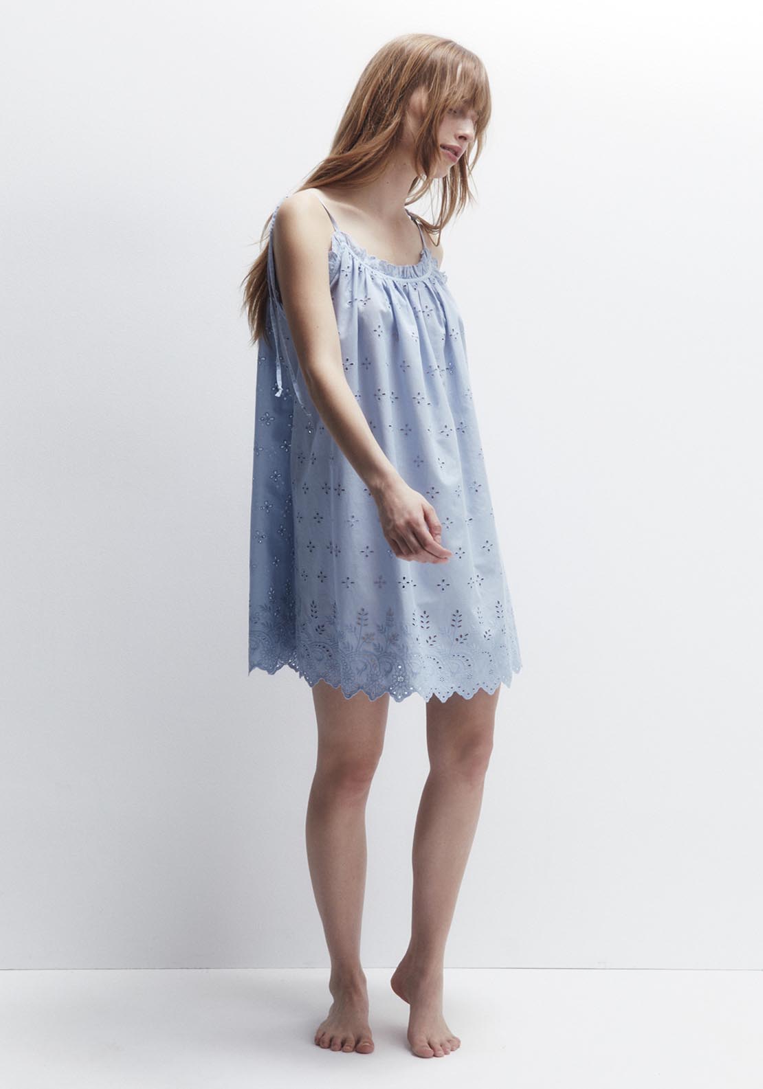 Sfera Troquelated Shirt - Blue Light 1 Shaws Department Stores