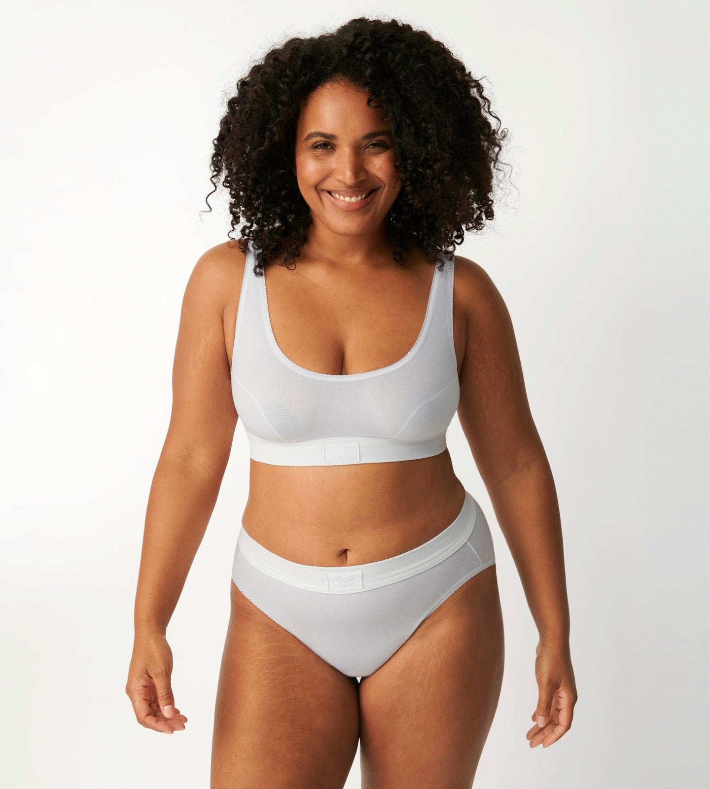 Sloggi Double Comfort Top Bra - White 1 Shaws Department Stores