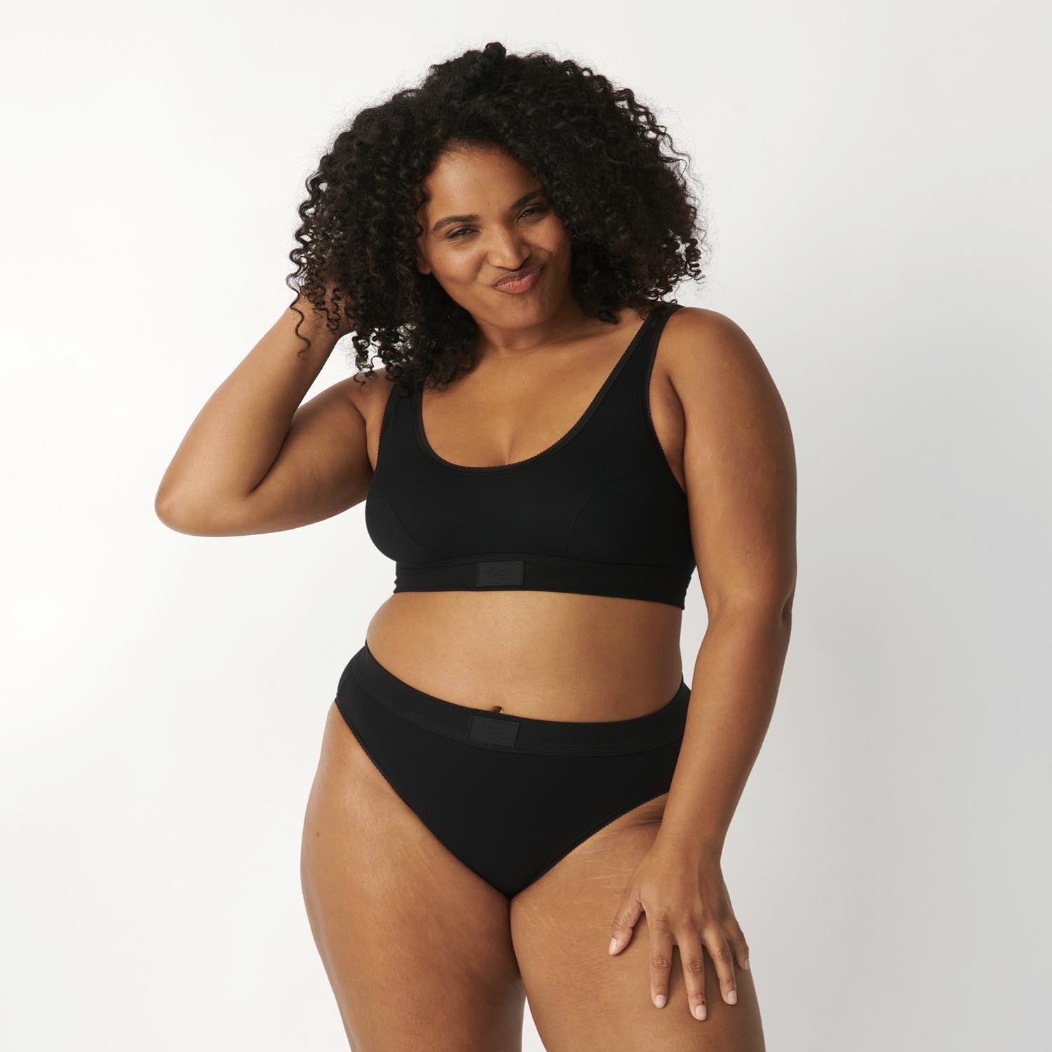 Sloggi Double Comfort Top Bra - Black 5 Shaws Department Stores