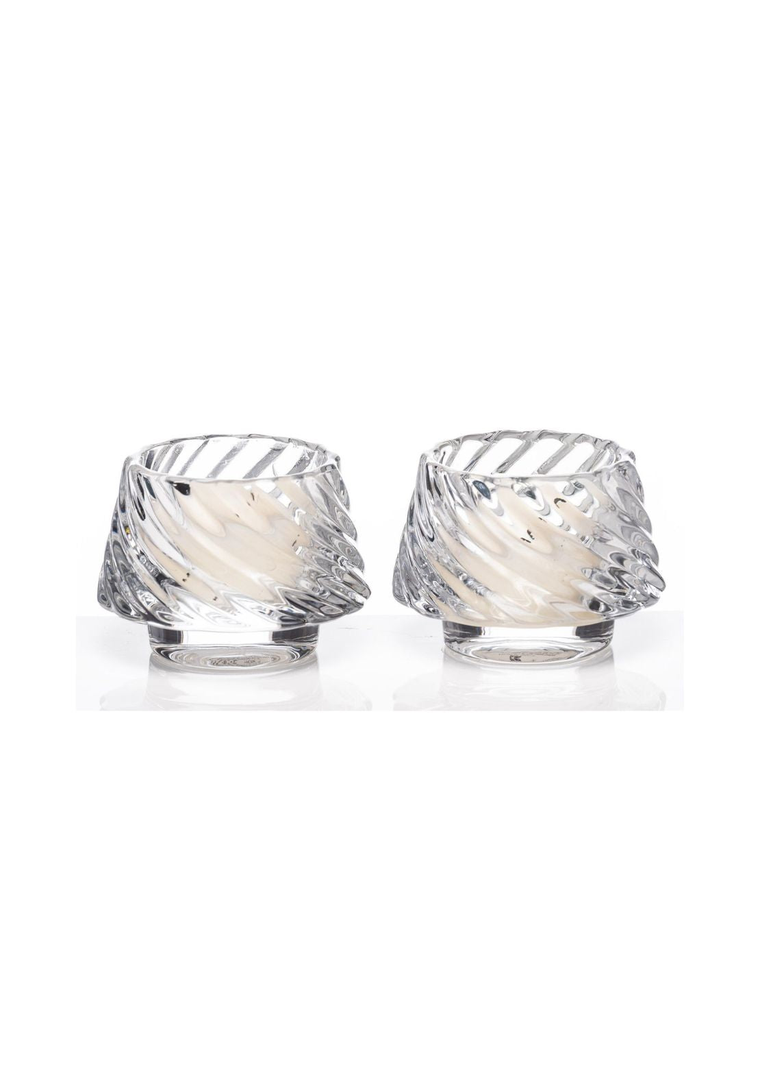 Newgrange Living Aoife Tealight Holder Pair - Clear 1 Shaws Department Stores
