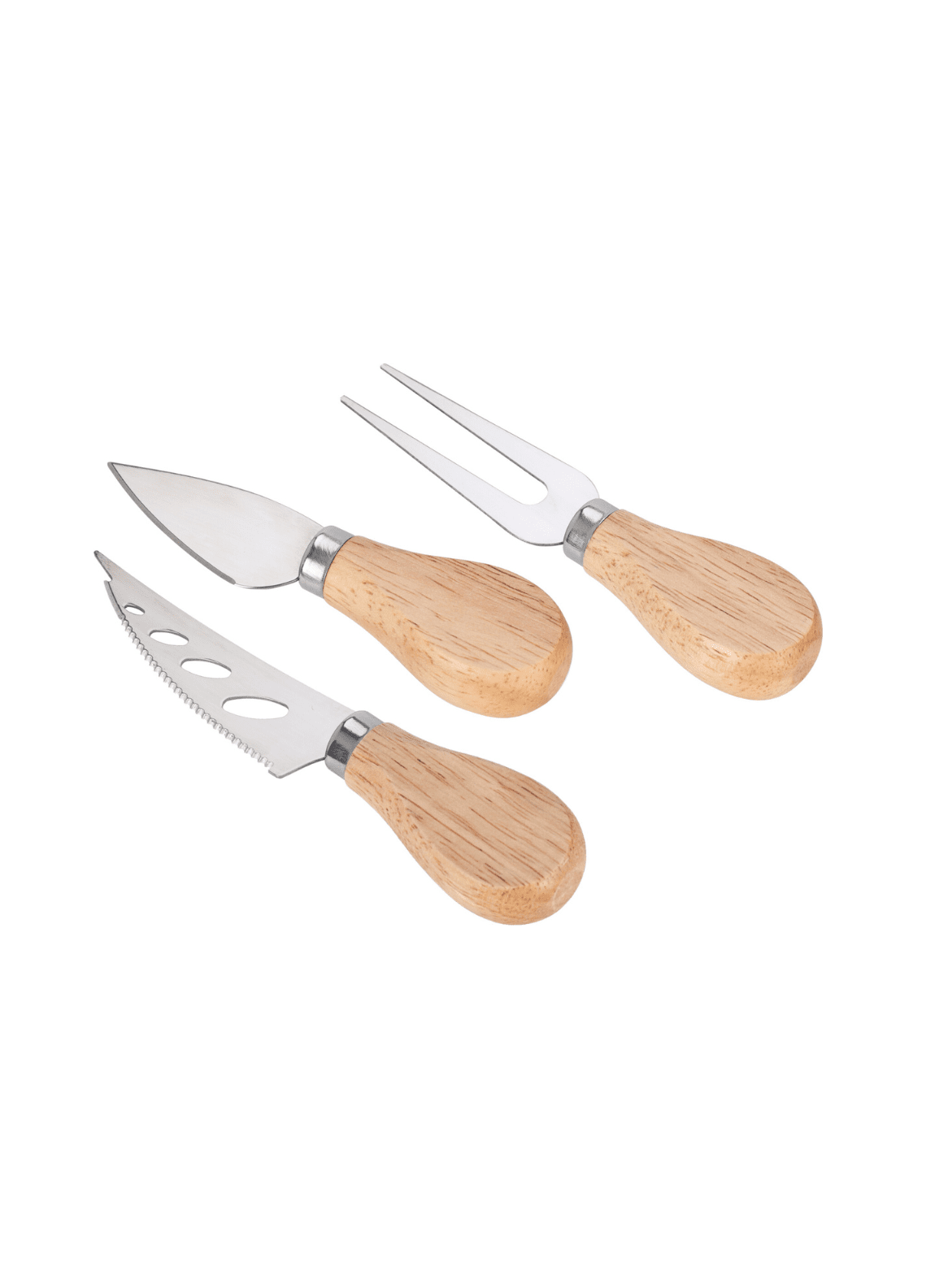 The Home Collection Cheese Knives Set Of 3 - Wood/steal 1 Shaws Department Stores