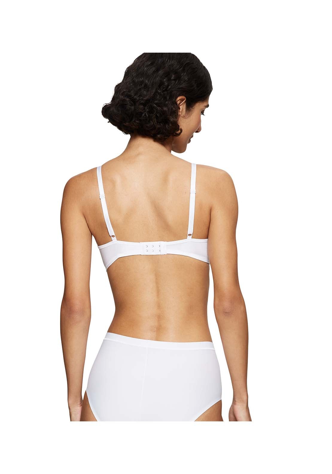 Triumph Soft Sensation Bra - White 2 Shaws Department Stores