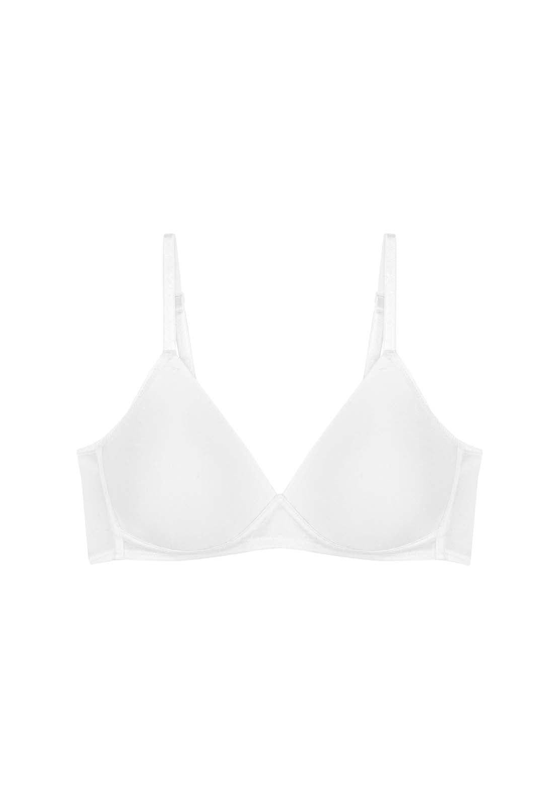 Triumph Soft Sensation Bra - White 5 Shaws Department Stores