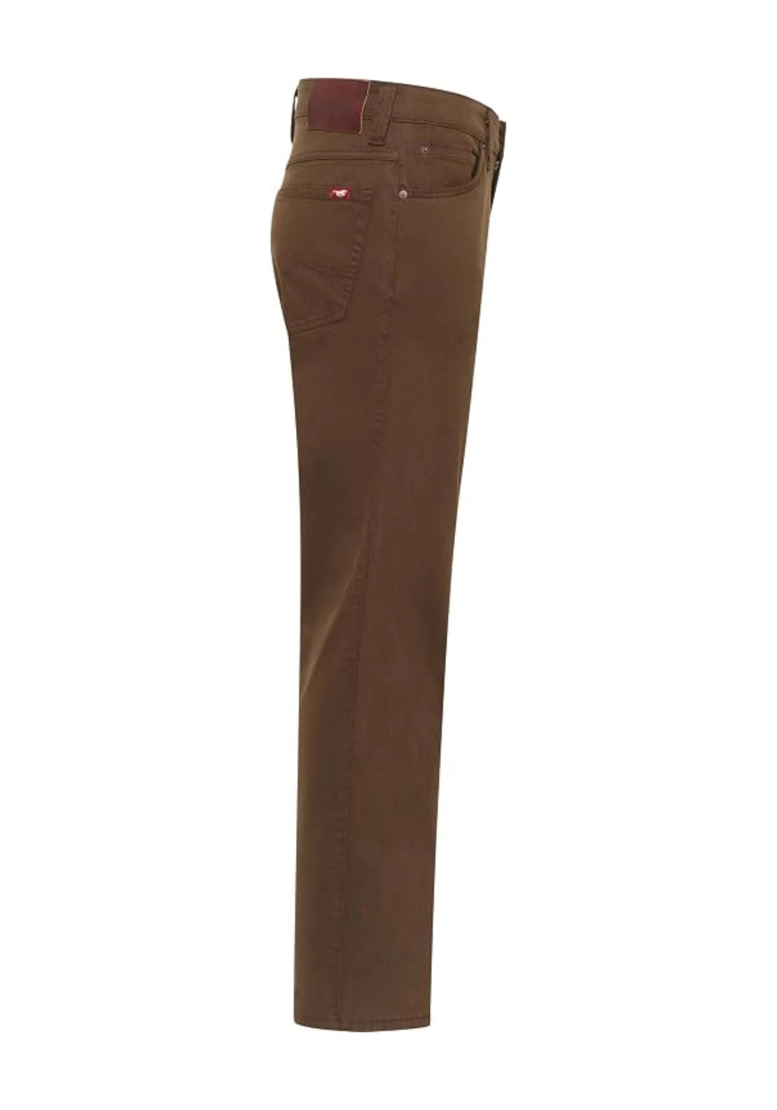 Mustang Tramper 5 Pocket Jeans - Brown 4 Shaws Department Stores