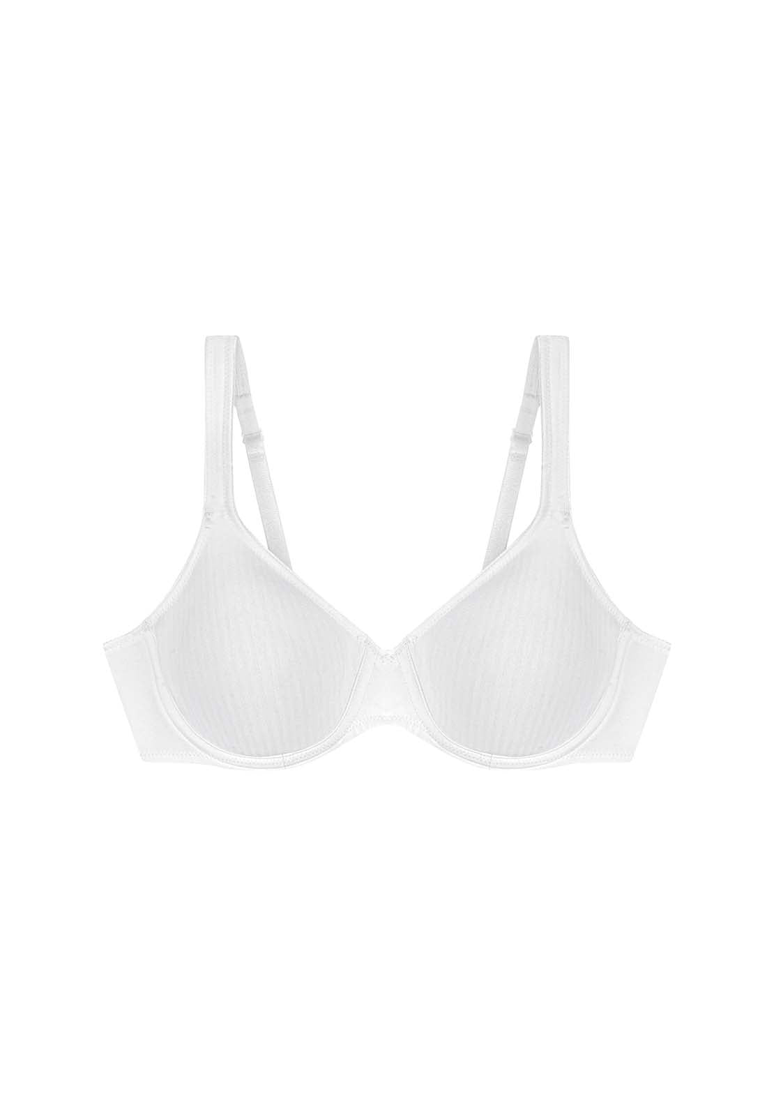 Triumph Modern Softcotton Wired Bra - White 5 Shaws Department Stores