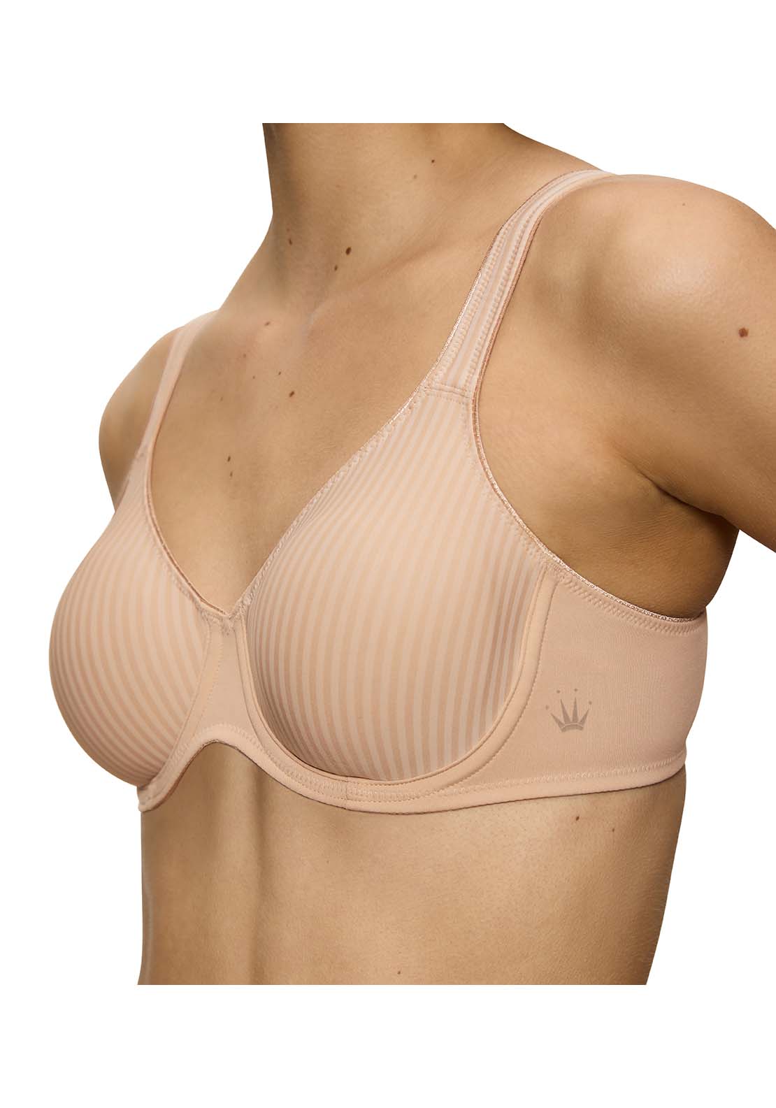 Triumph Modern Softcotton Wired Bra - Beige 3 Shaws Department Stores