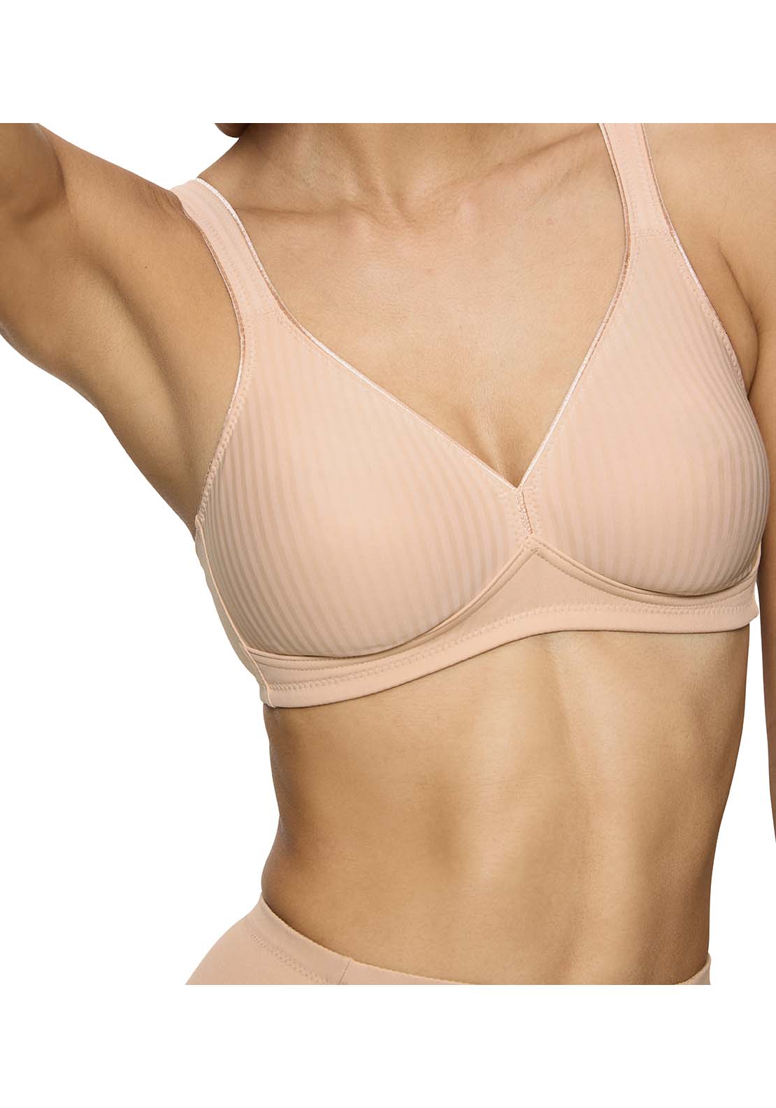 Triumph Modern Softcotton Non Wired Bra - Beige 3 Shaws Department Stores