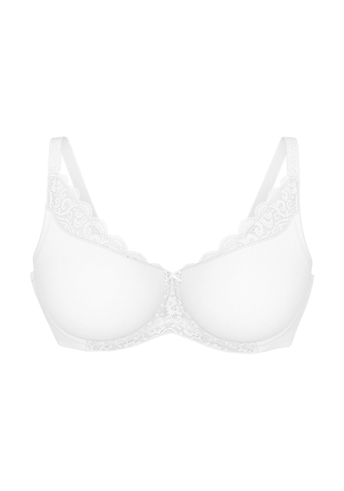 Amourette Wired Minimiser Bra - White