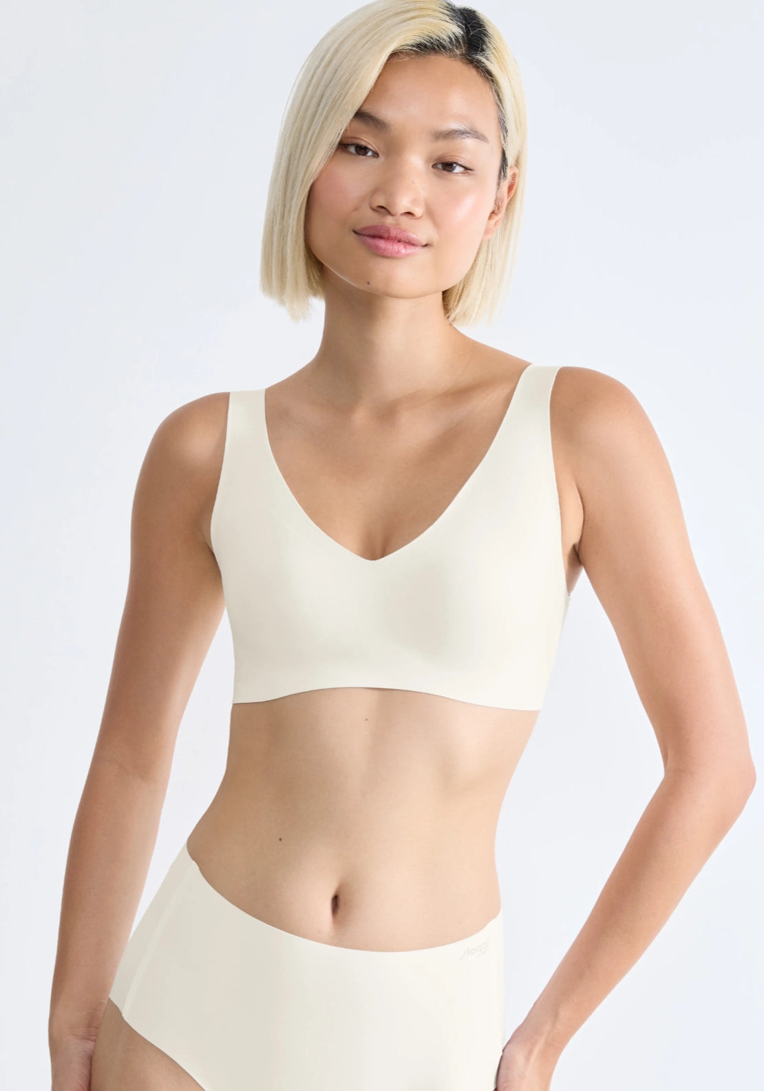 Sloggi Zero Feel Bralette 2.0 - White 3 Shaws Department Stores