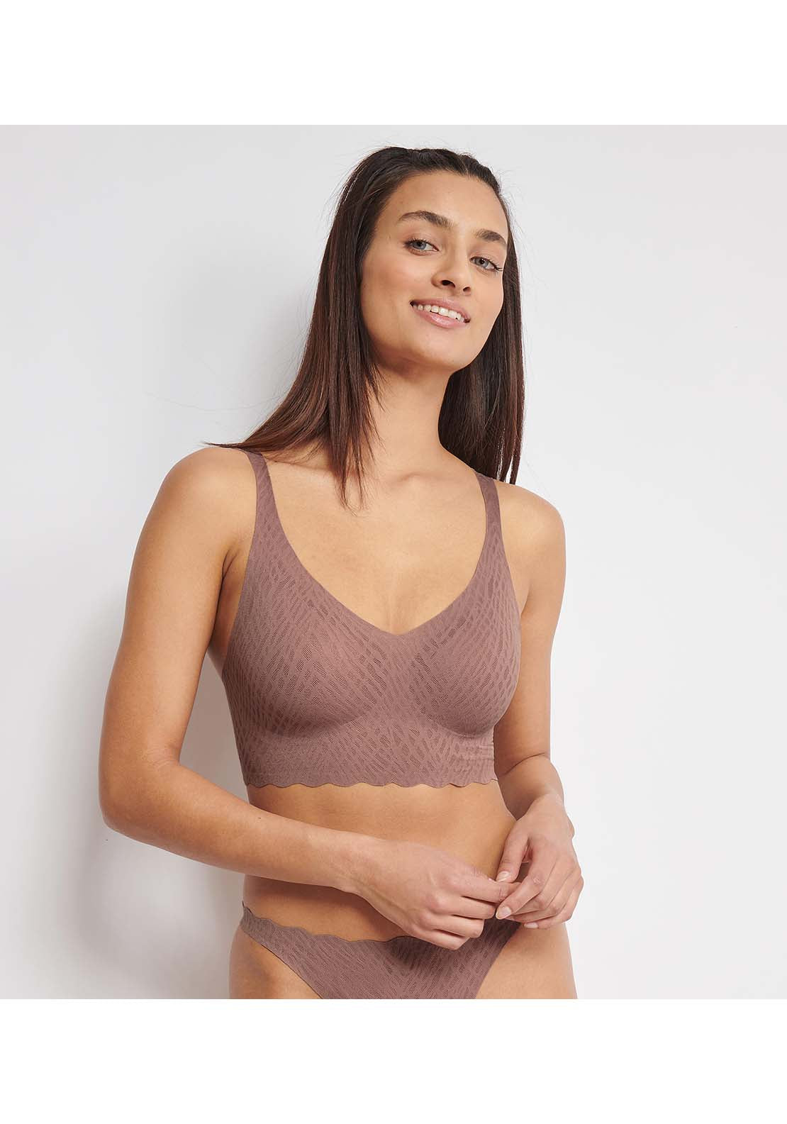 Sloggi Zero feel bliss bralette - Cacao 5 Shaws Department Stores