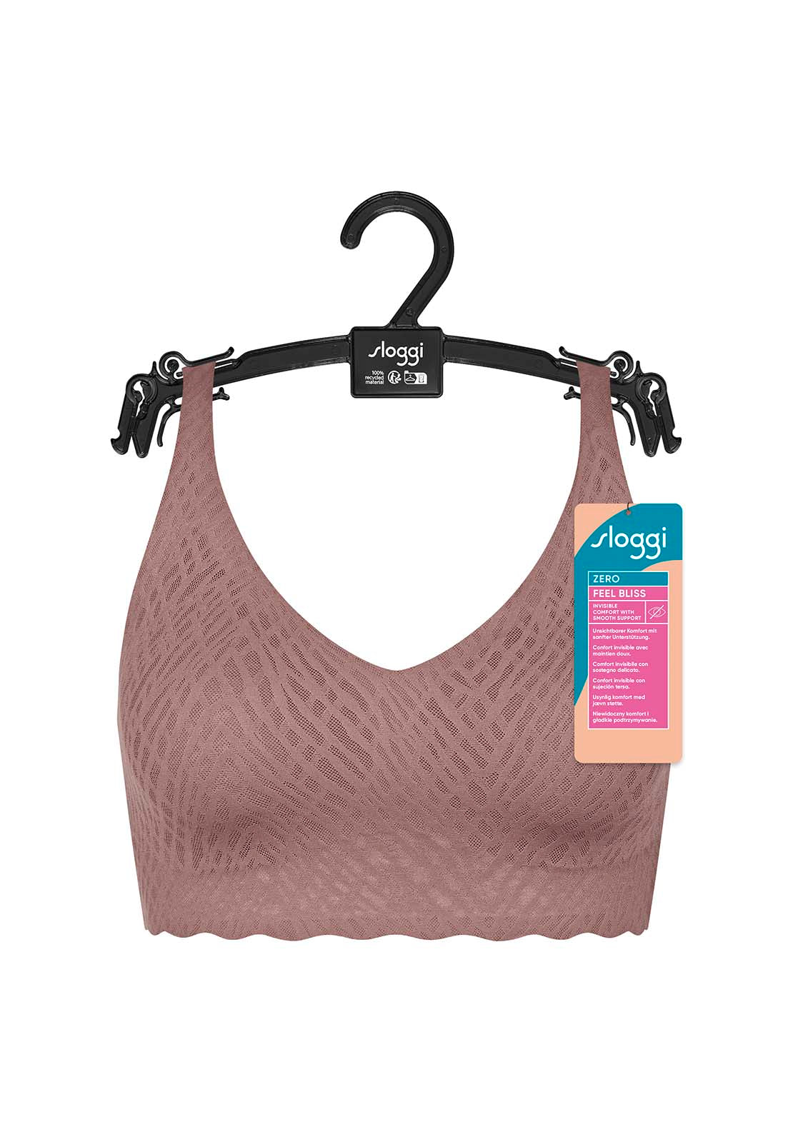 Sloggi Zero feel bliss bralette - Cacao 3 Shaws Department Stores