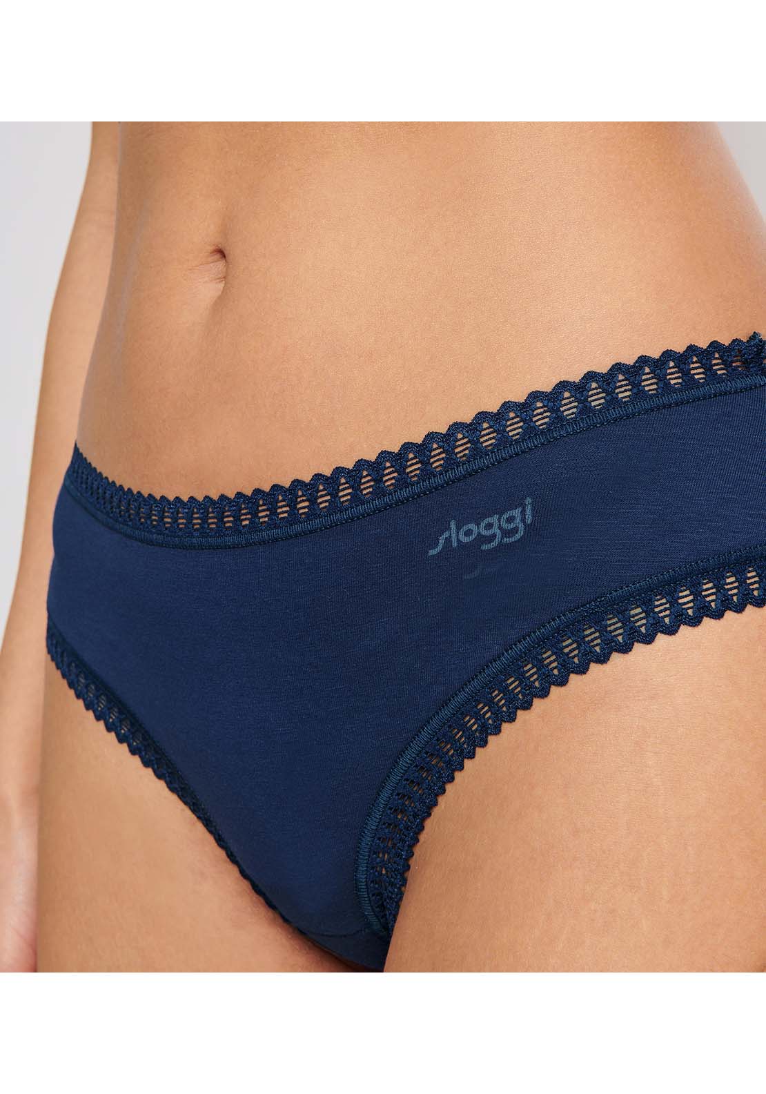 Sloggi Go Crush hipster brief 3 pack - Blue 11 Shaws Department Stores