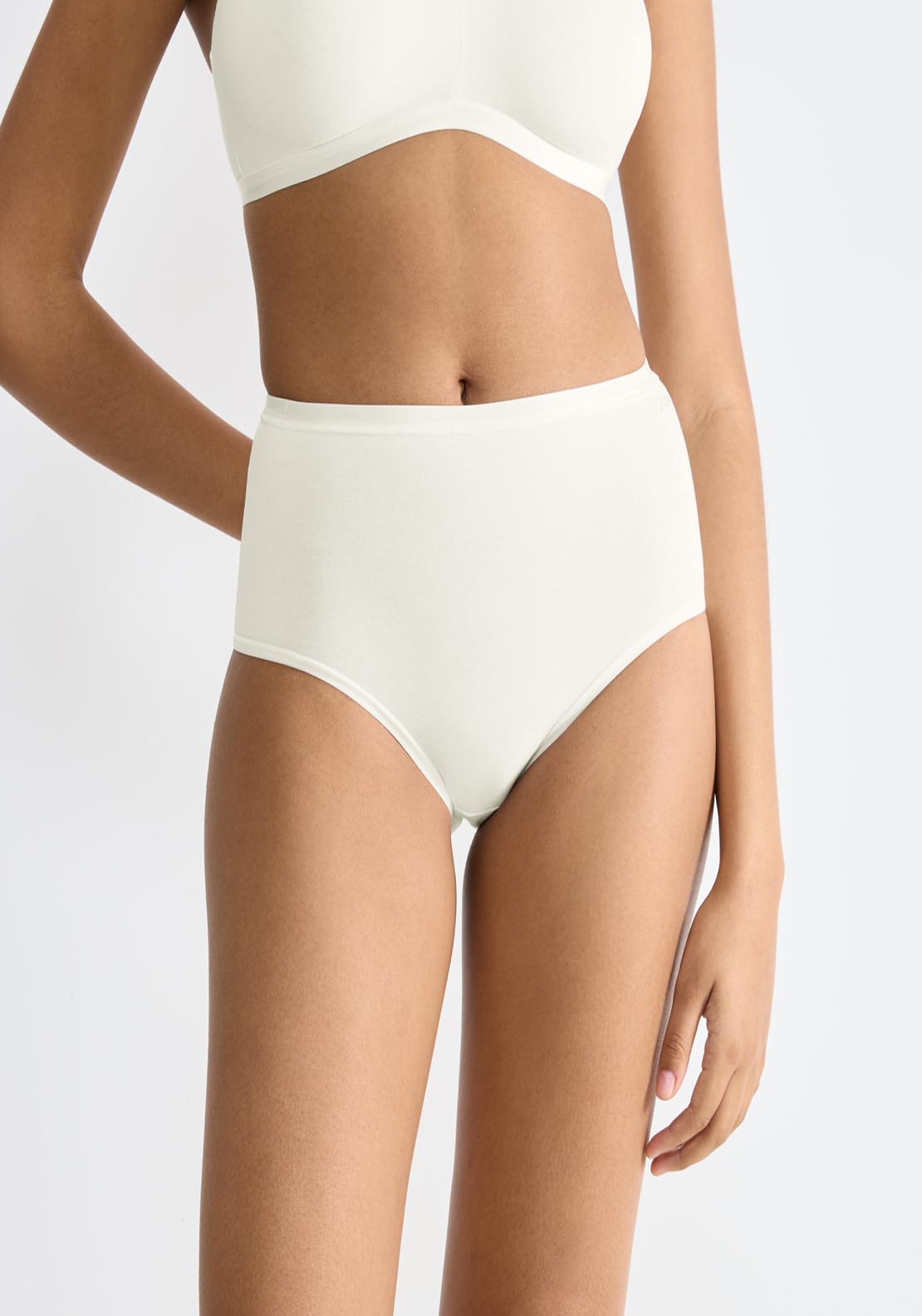 Sloggi Go Daily Cotton Highwaist 3Pac - White 1 Shaws Department Stores