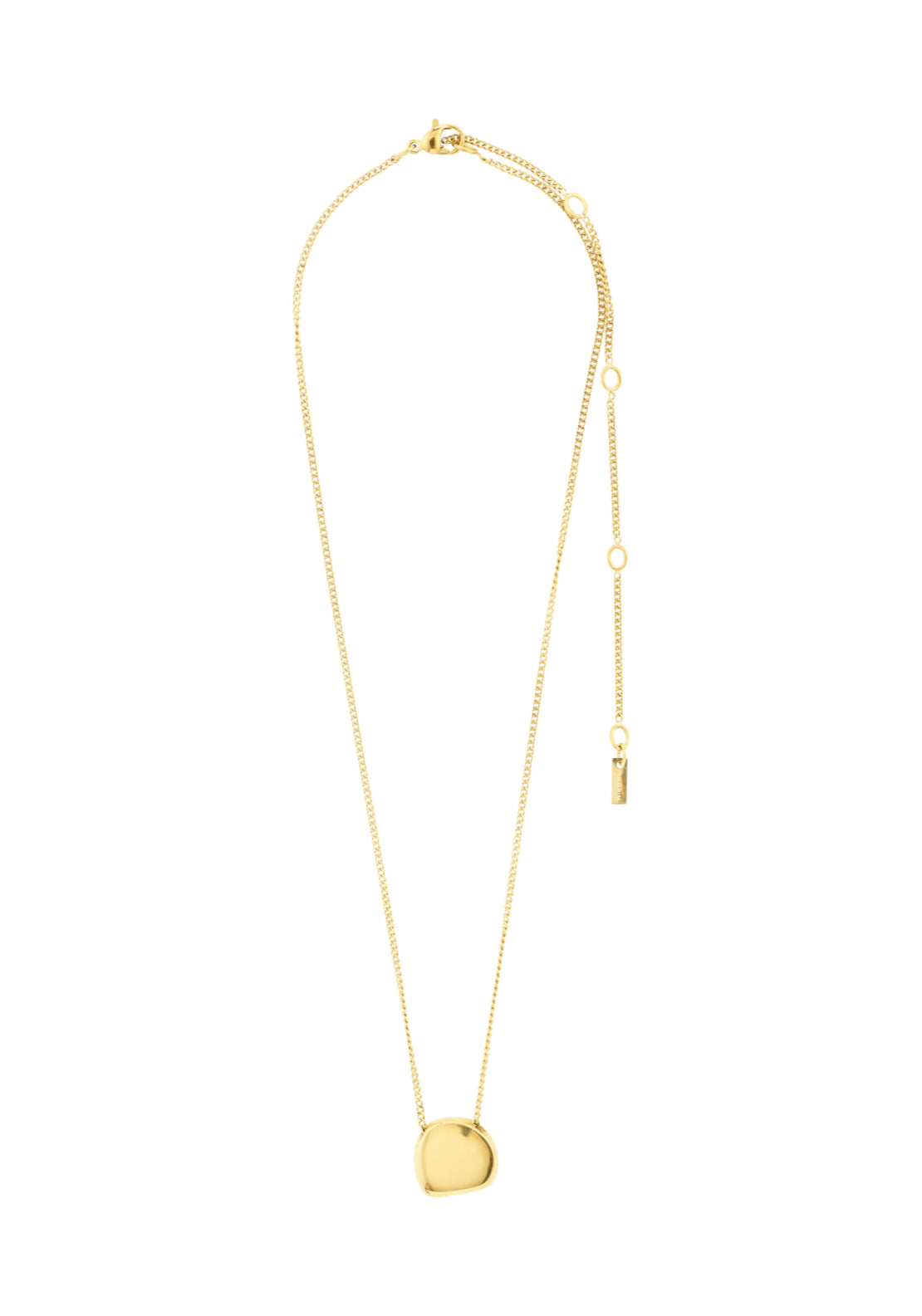Presence Gold Plated Coin Necklace - Gold