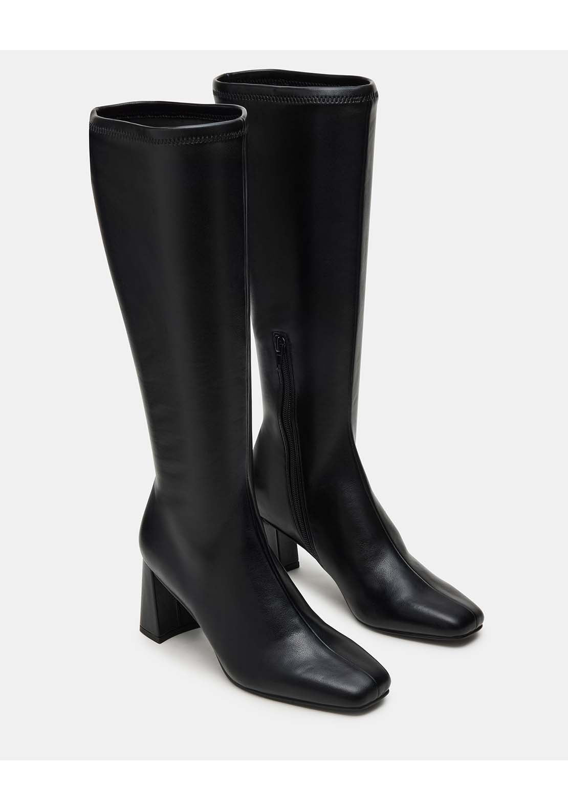 Steve Madden Knee High Boot - Black 4 Shaws Department Stores