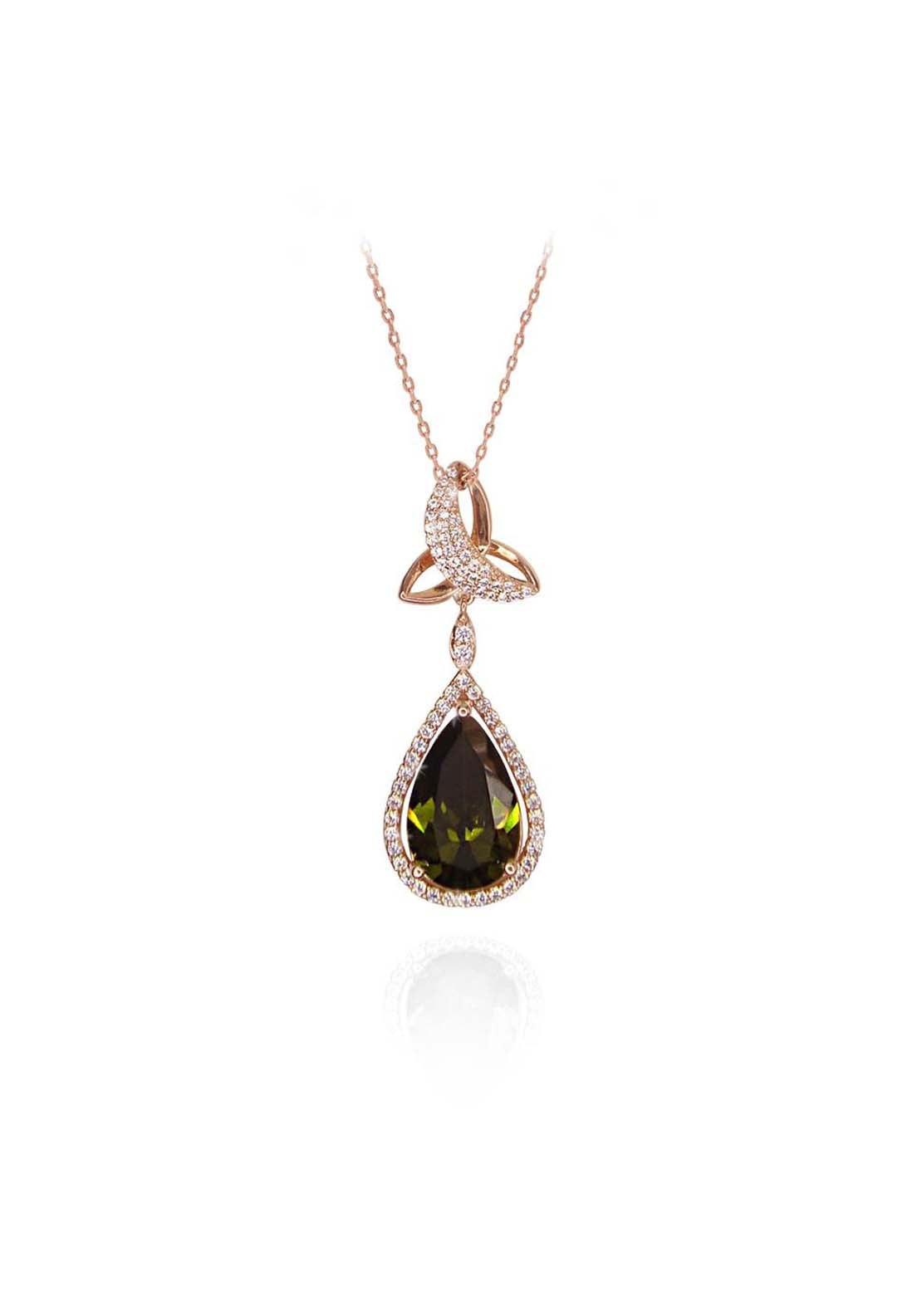 Tipperary Jewellery Trinity Knot Pendant - Rose Gold 1 Shaws Department Stores