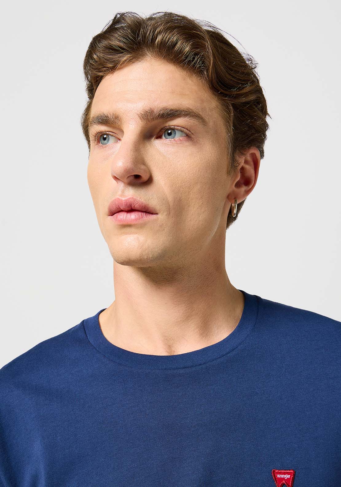 Wrangler Short Sleeve Sign Off Tshirt - Navy 5 Shaws Department Stores