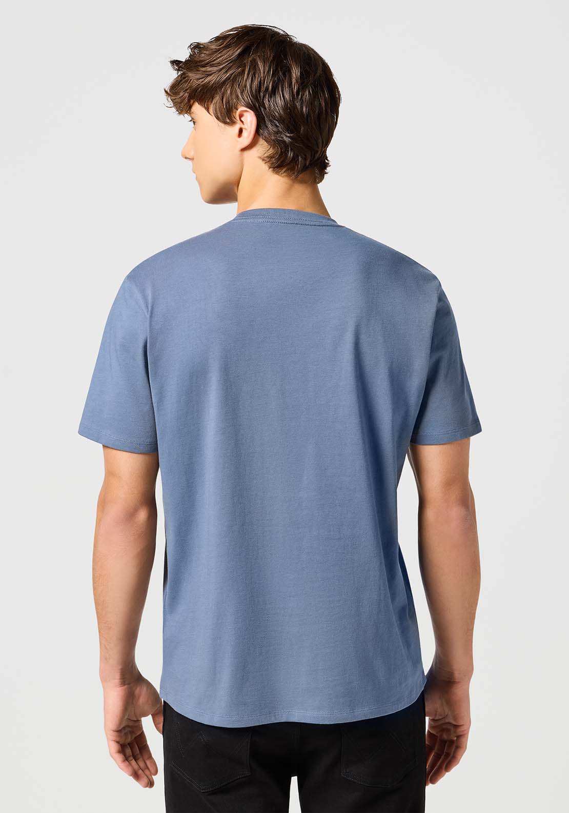 Wrangler Short Sleeve Sign Off Tshirt - Grisaille 3 Shaws Department Stores