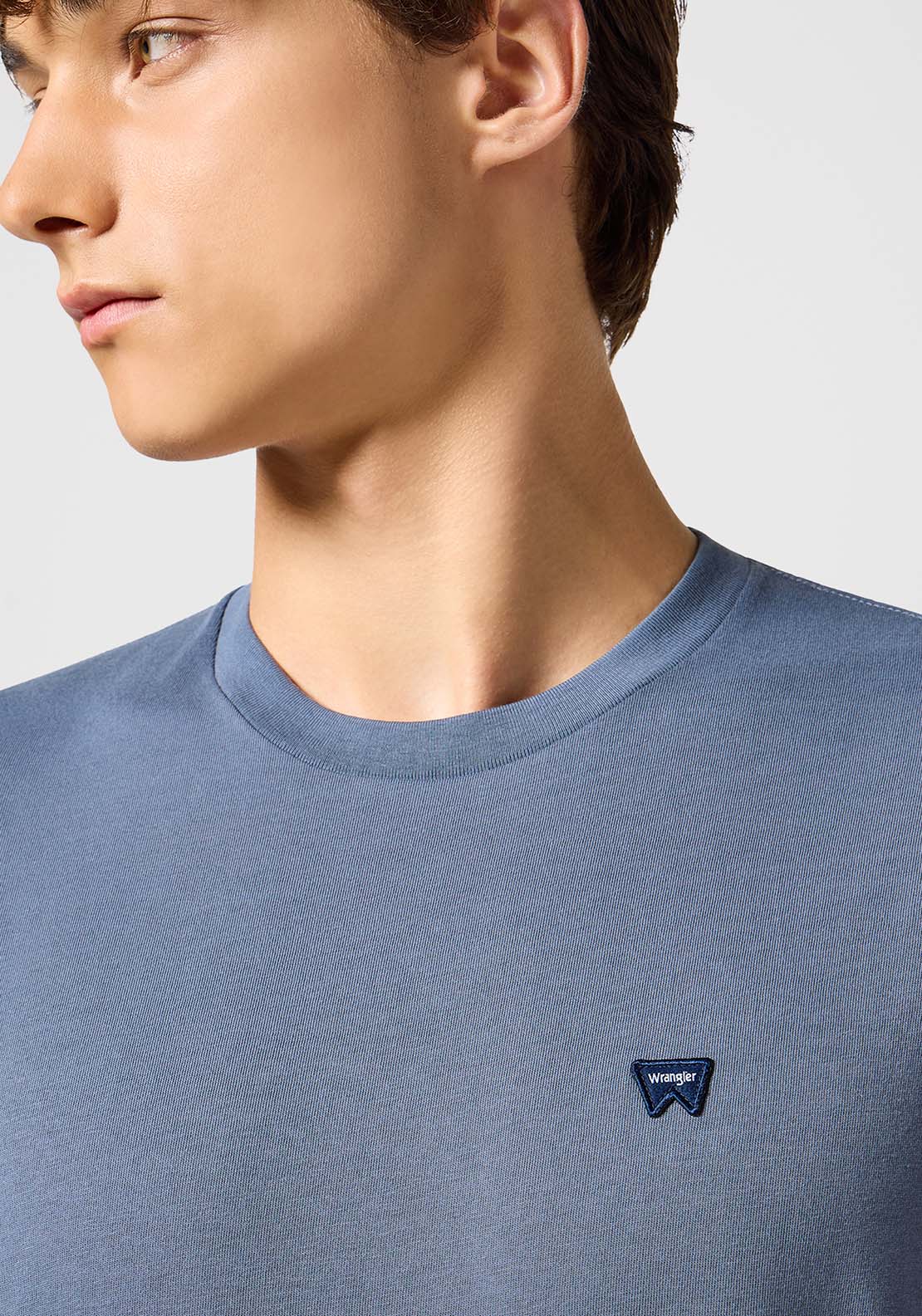 Wrangler Short Sleeve Sign Off Tshirt - Grisaille 2 Shaws Department Stores
