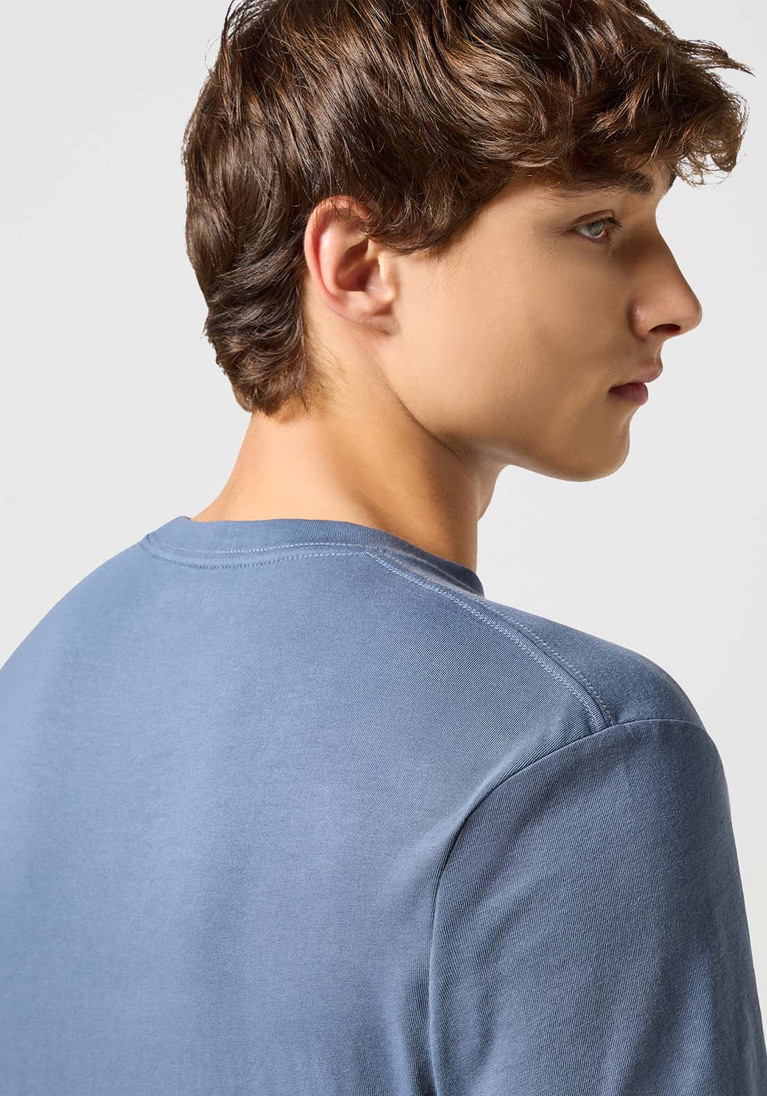 Wrangler Short Sleeve Sign Off Tshirt - Grisaille 5 Shaws Department Stores