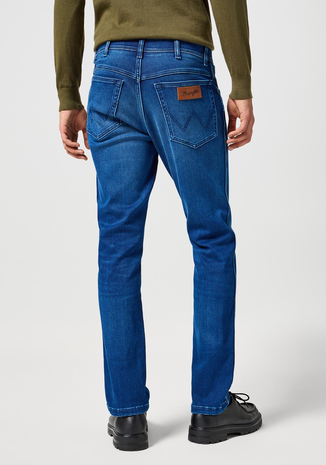 Wrangler Texas Slim Denim - Blue Jam 2 Shaws Department Stores
