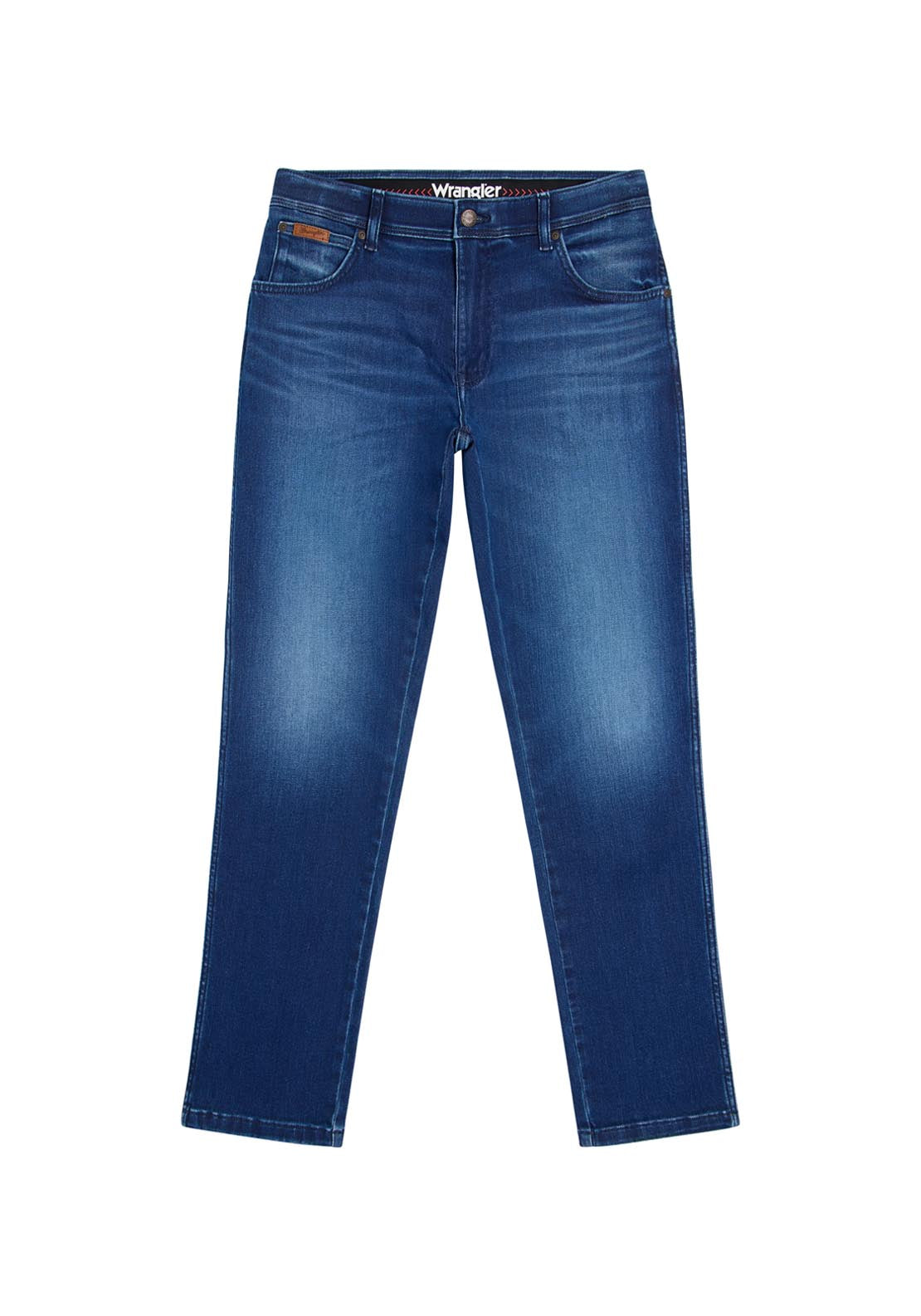 Wrangler Texas Slim Denim - Blue Jam 6 Shaws Department Stores
