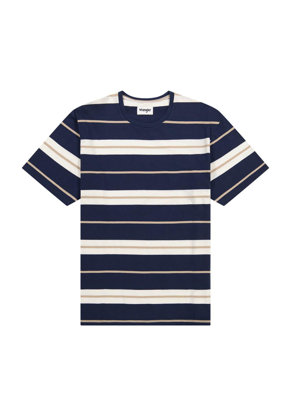 Wrangler Stripe T Shirt - Black 6 Shaws Department Stores