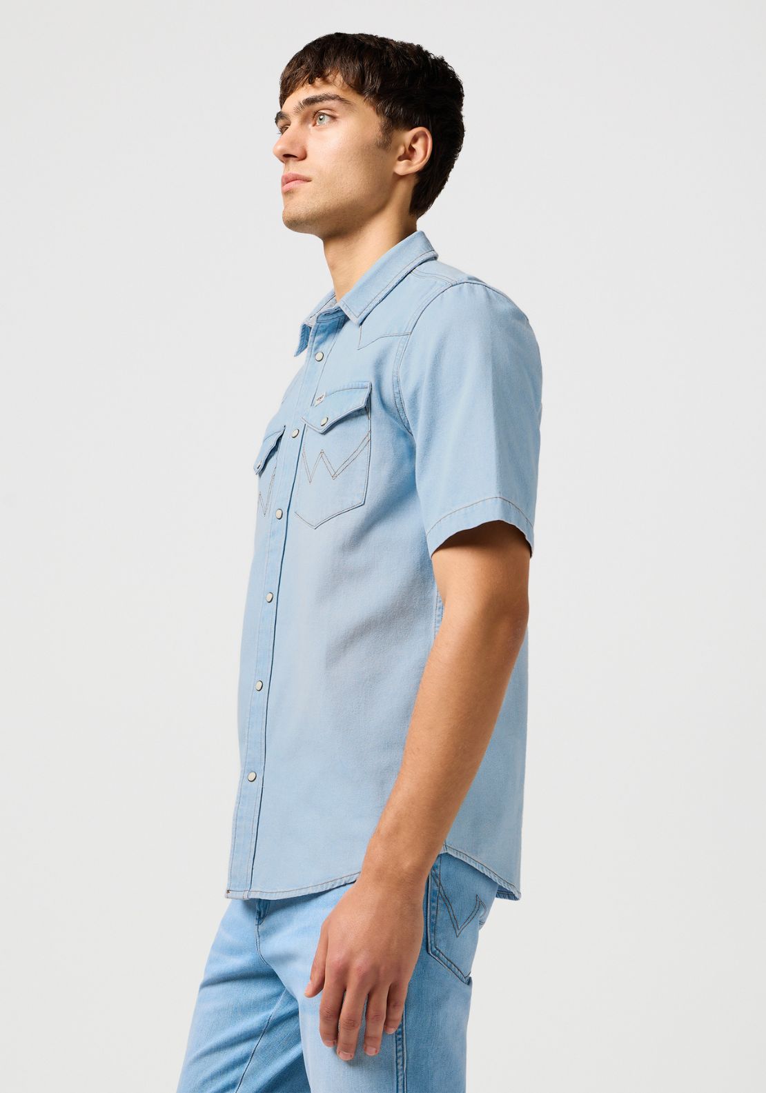 Wrangler Short Sleeve Western - Authentic Tint 3 Shaws Department Stores