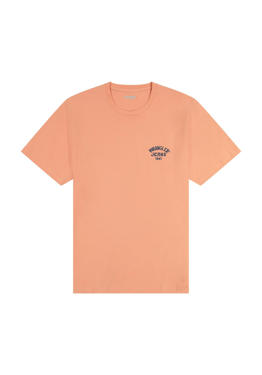 Wrangler Small Logo Tee - Shrimp 6 Shaws Department Stores