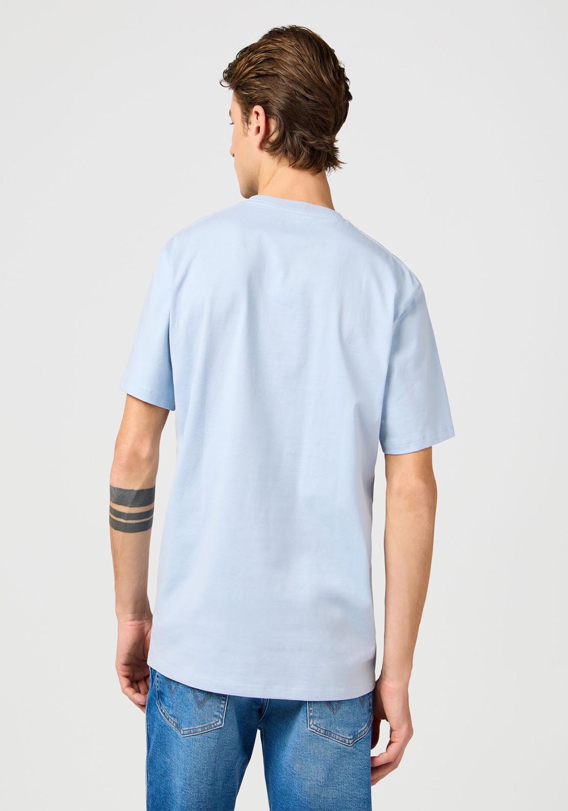 Wrangler Small Logo Tee - Nigaria Mist 2 Shaws Department Stores