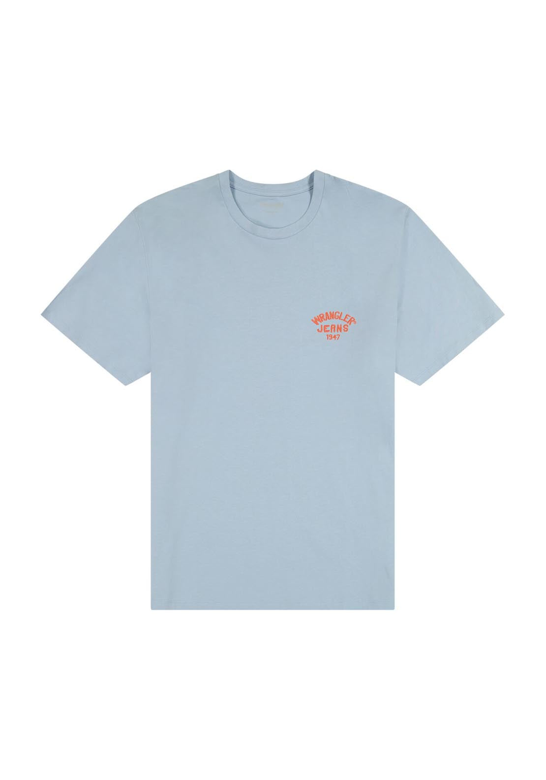 Wrangler Small Logo Tee - Nigaria Mist 6 Shaws Department Stores