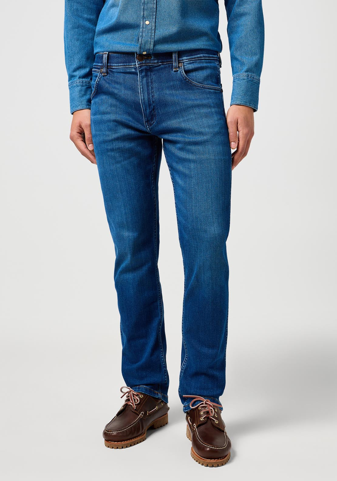 Greensboro Medium Stretch Straight Jeans - Dandelion Summer