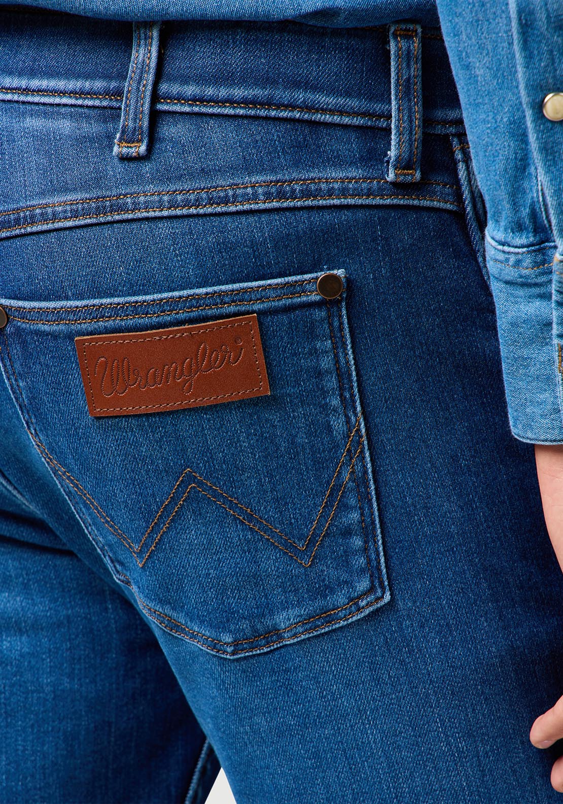 Greensboro Medium Stretch Straight Jeans - Dandelion Summer