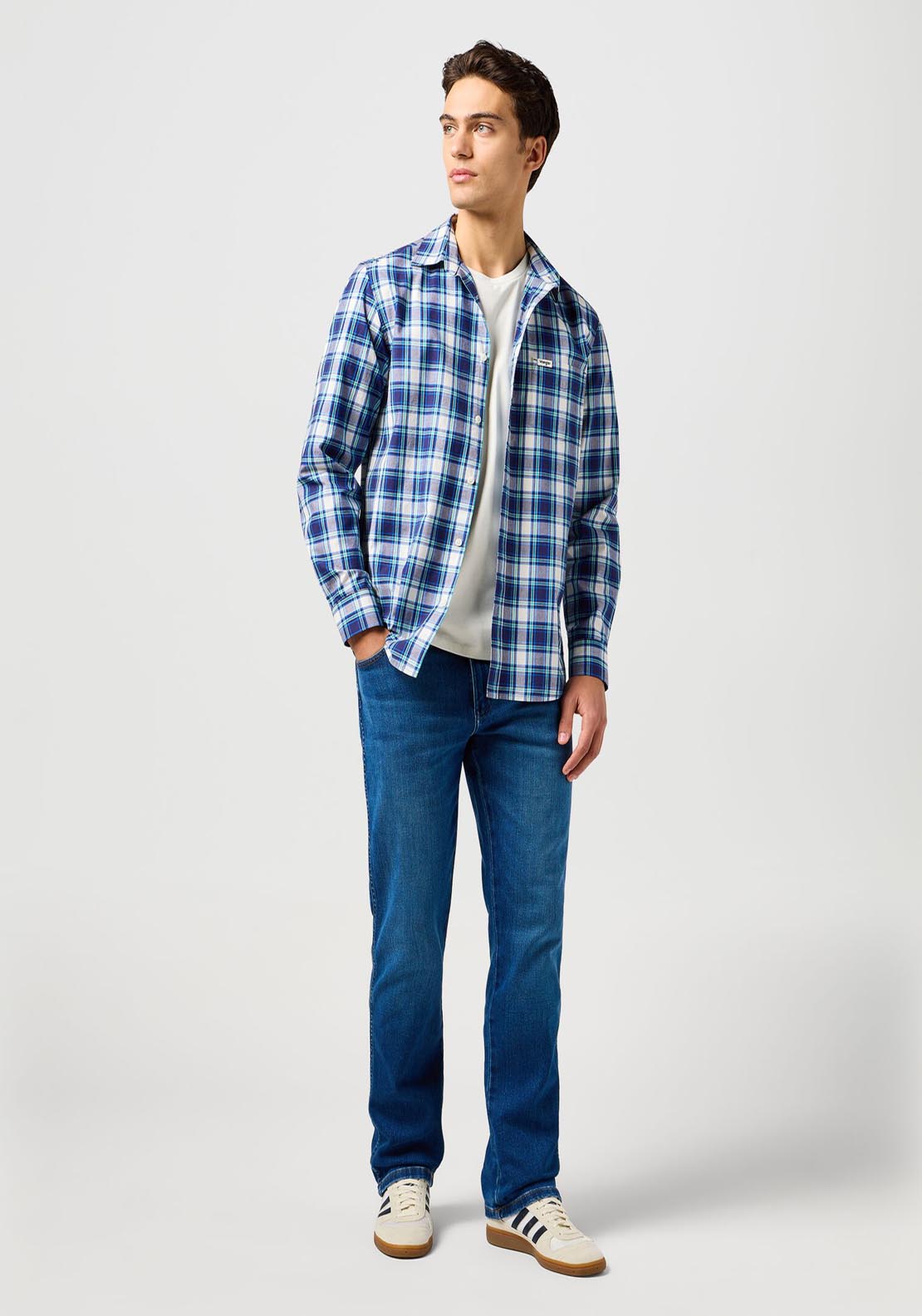 Wrangler Texas Denim Jean - Verdant Tone 5 Shaws Department Stores