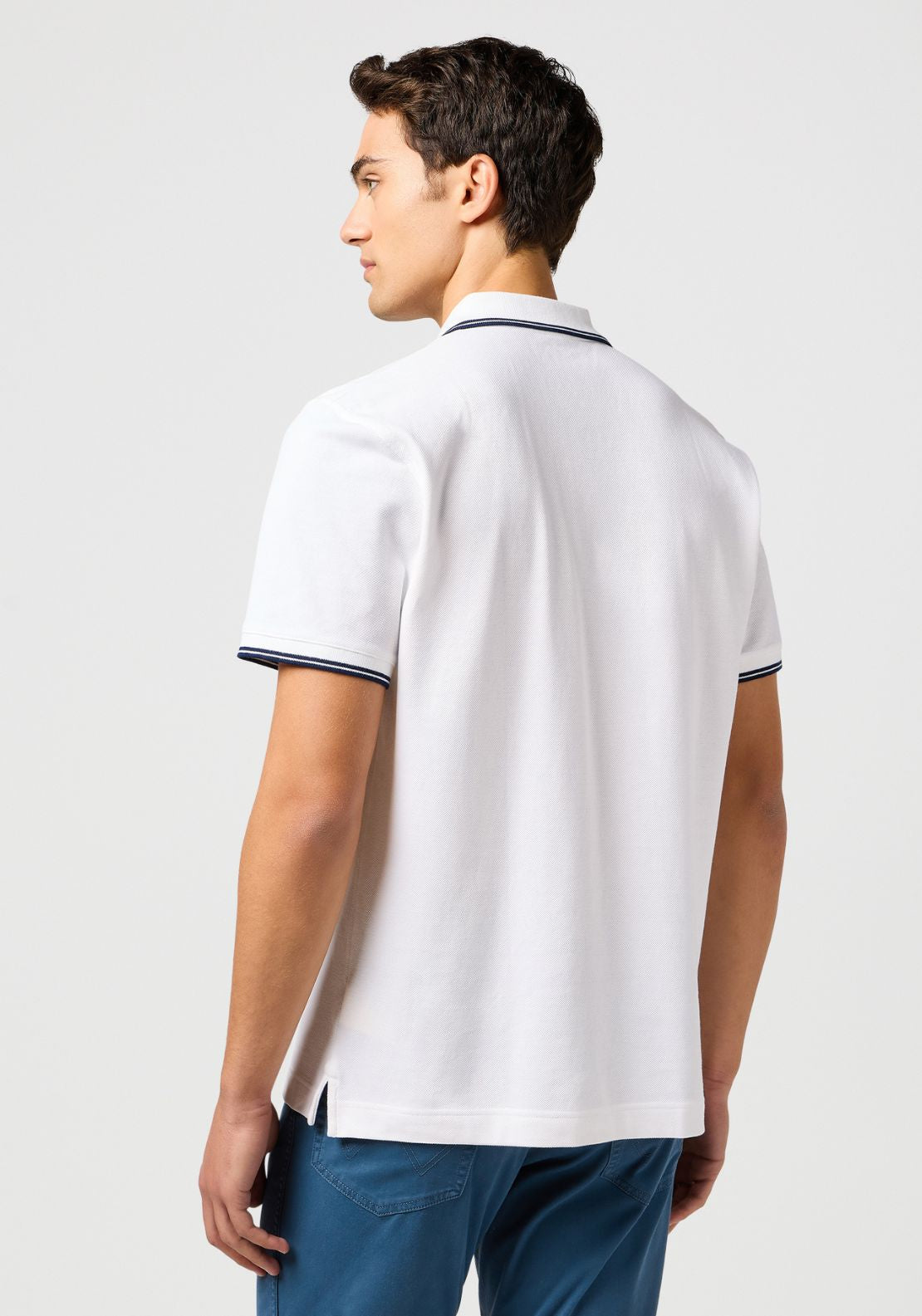 Wrangler Sign Off Tee - Blue 2 Shaws Department Stores