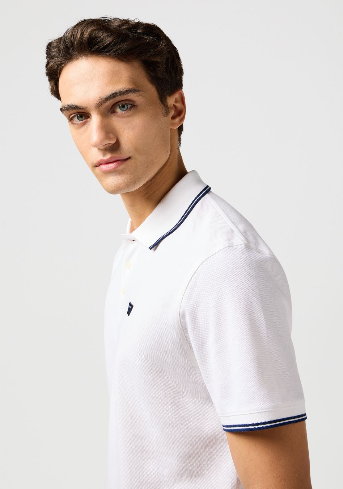 Wrangler Sign Off Tee - Blue 3 Shaws Department Stores