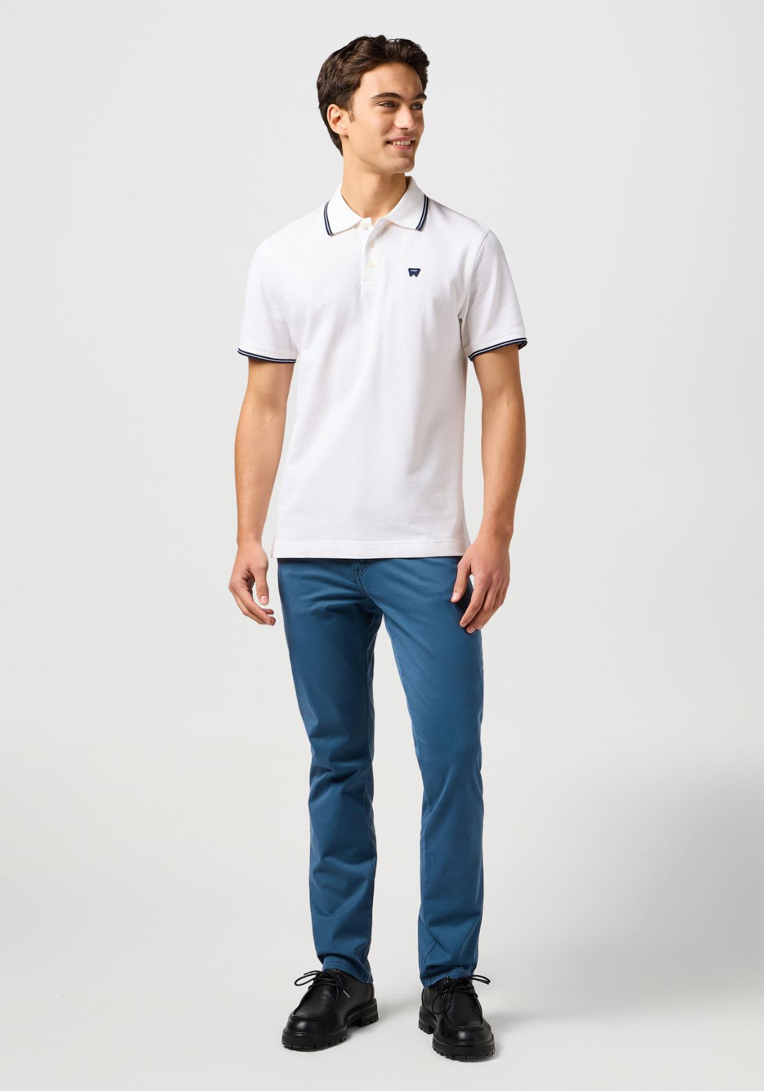 Wrangler Sign Off Tee - Blue 5 Shaws Department Stores