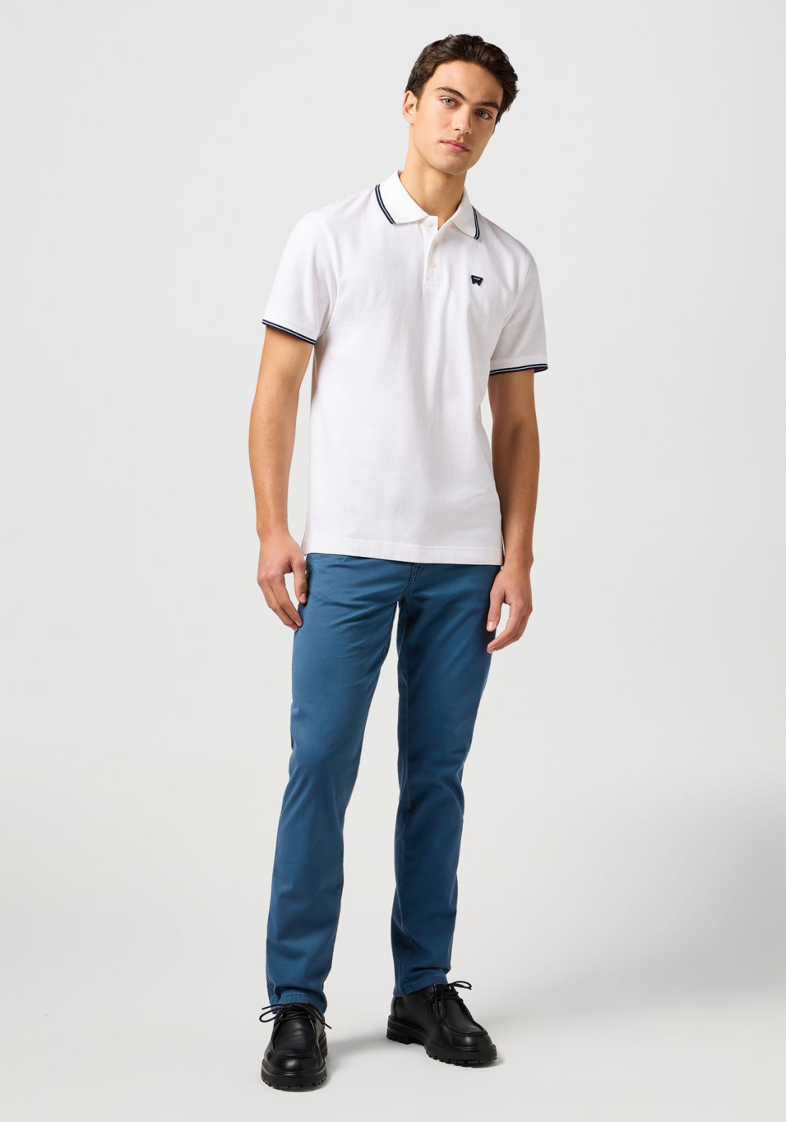 Wrangler Sign Off Tee - Blue 6 Shaws Department Stores