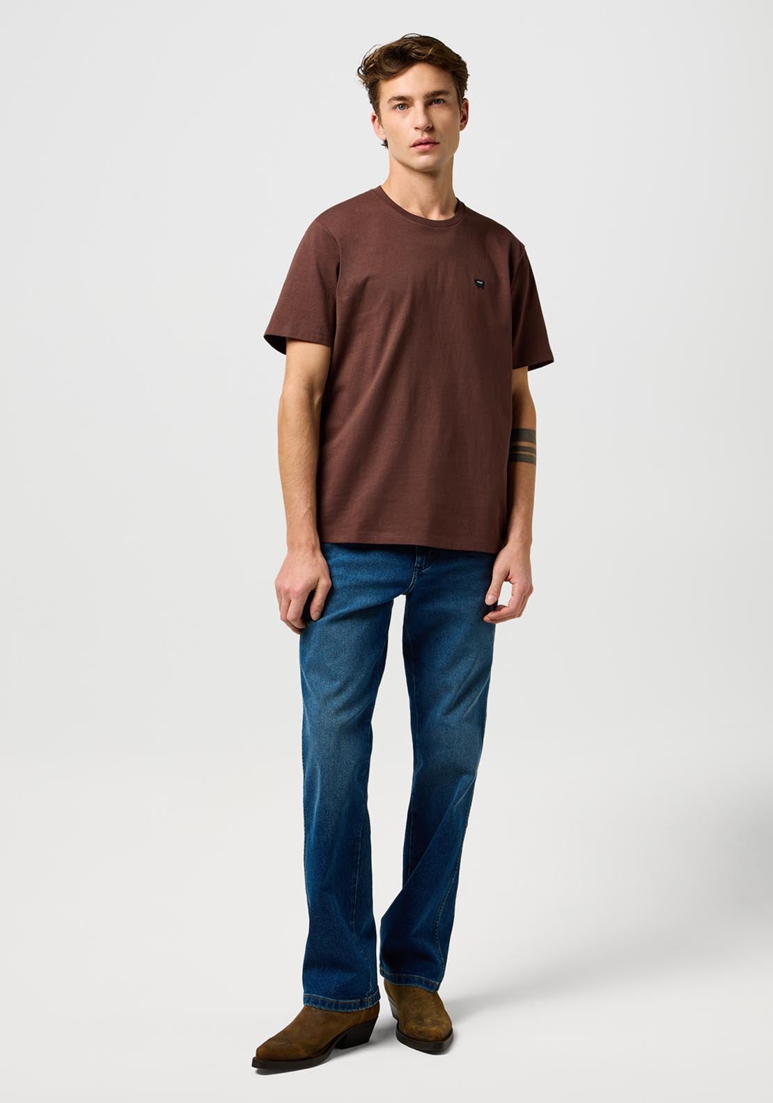 Regular Sign Off Tee - Mahogany
