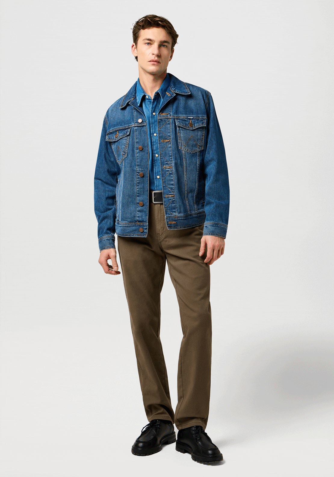 Wrangler Texas Straight Pants - Tarmac 5 Shaws Department Stores