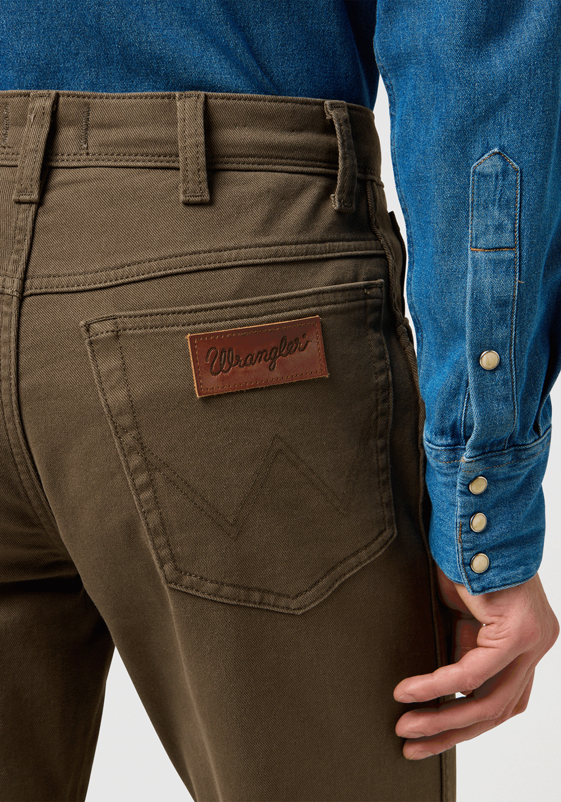 Wrangler Texas Straight Pants - Tarmac 4 Shaws Department Stores