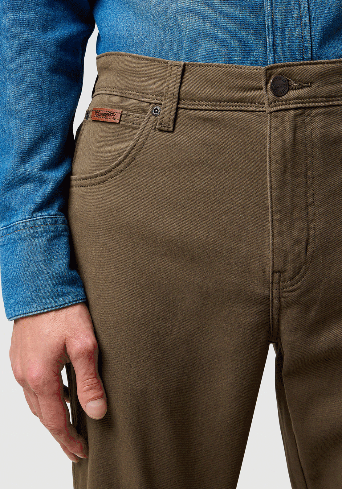 Wrangler Texas Straight Pants - Tarmac 3 Shaws Department Stores