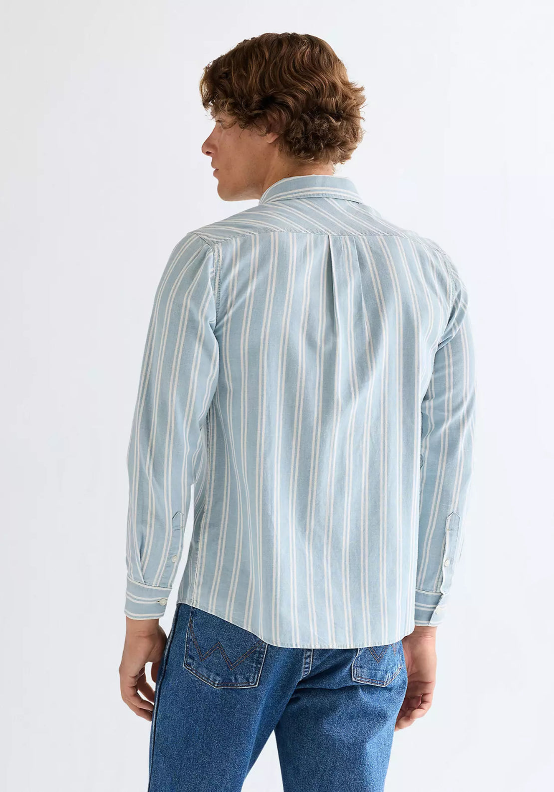 Chambray Shirt - Light Stripe