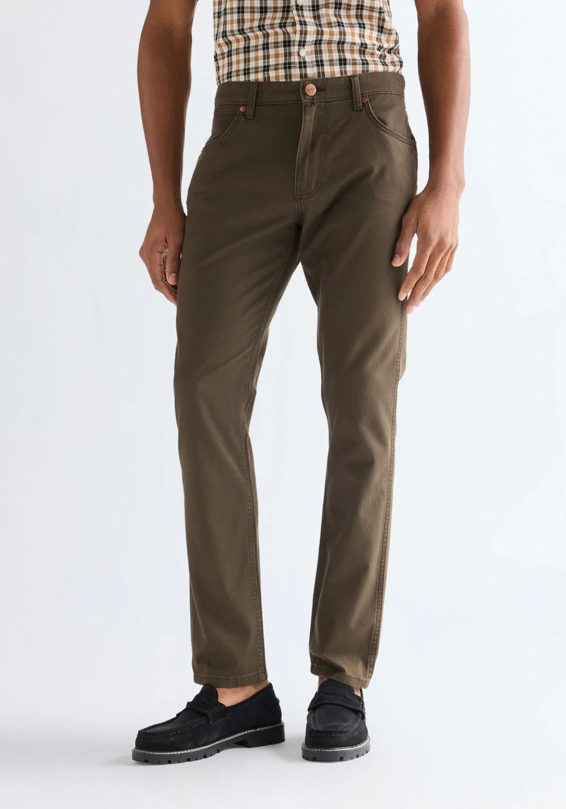 Greensboro Flat Fabric Jeans - Wren