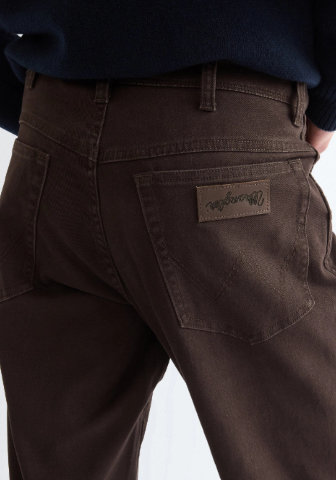 Texas Flat Fabric Jeans - Chocolate Torte
