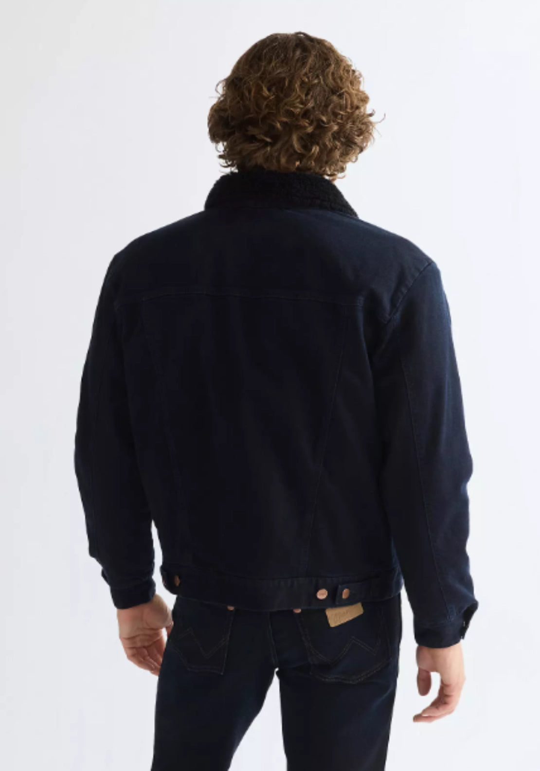 Wrangler Buffalo Trace Short Jacket - Glacier Blue 3 Shaws Department Stores