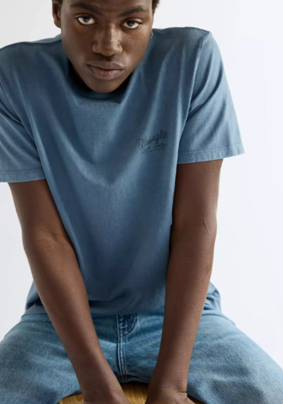 Wrangler Graphic Tee - Blue 3 Shaws Department Stores