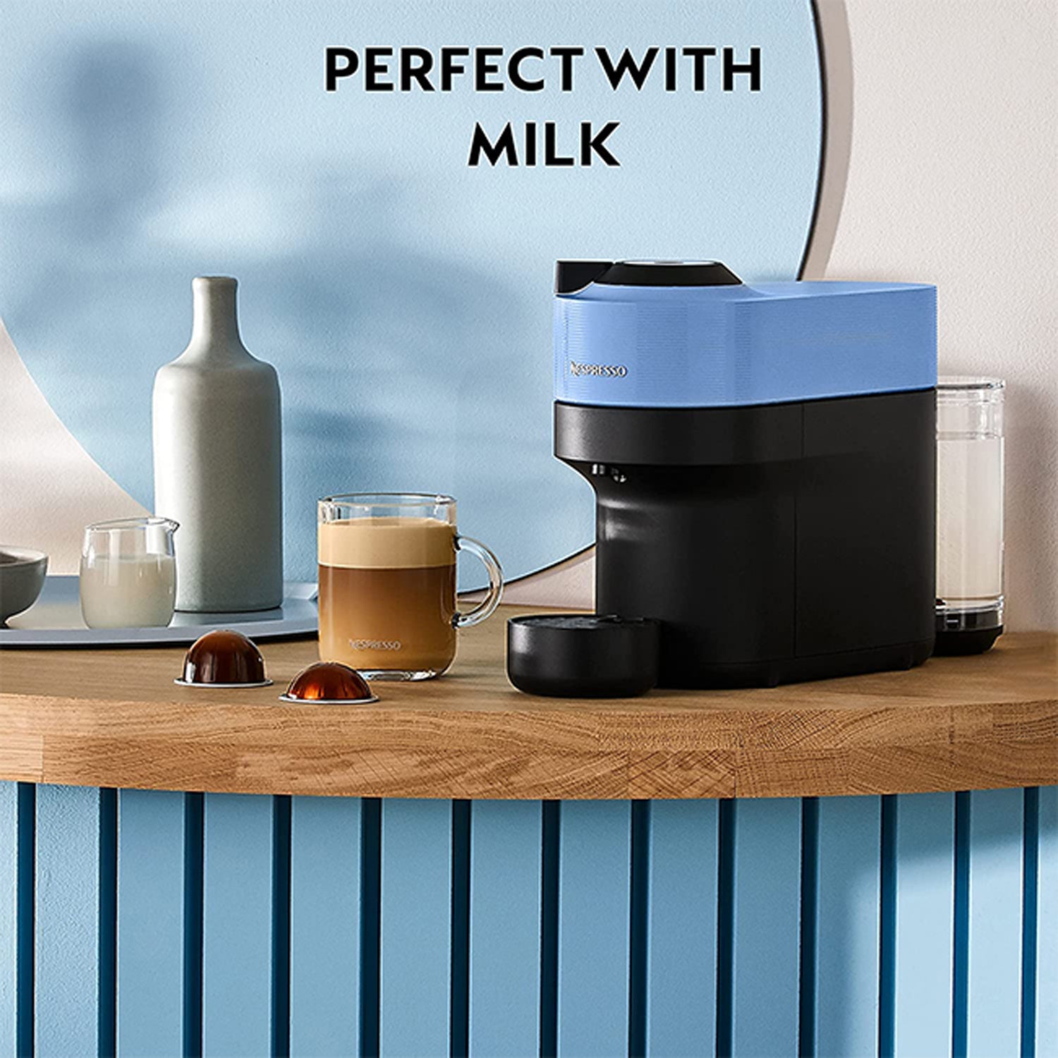 Vertuo POP Coffee Machine - Pacific Blue – Shaws Department Stores