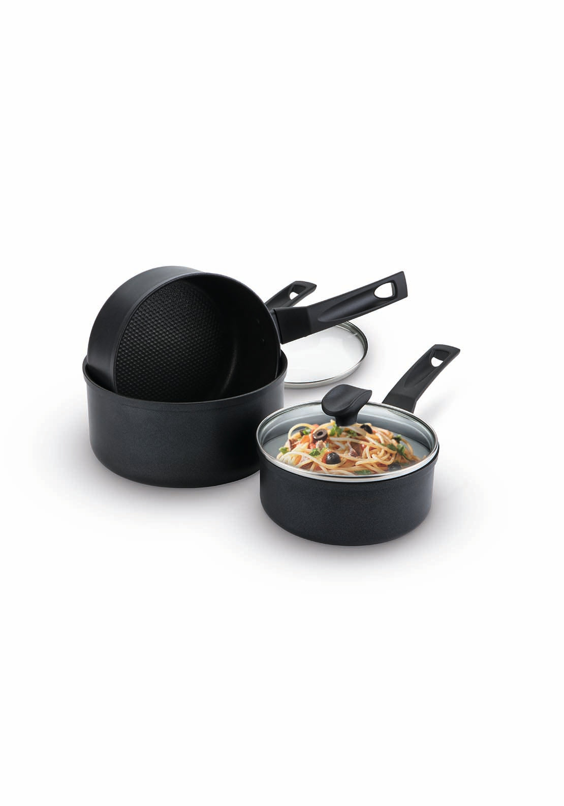 Meyers Prestige 9 x Tougher Aluminium Saucepan Set Of 3 2 Shaws Department Stores