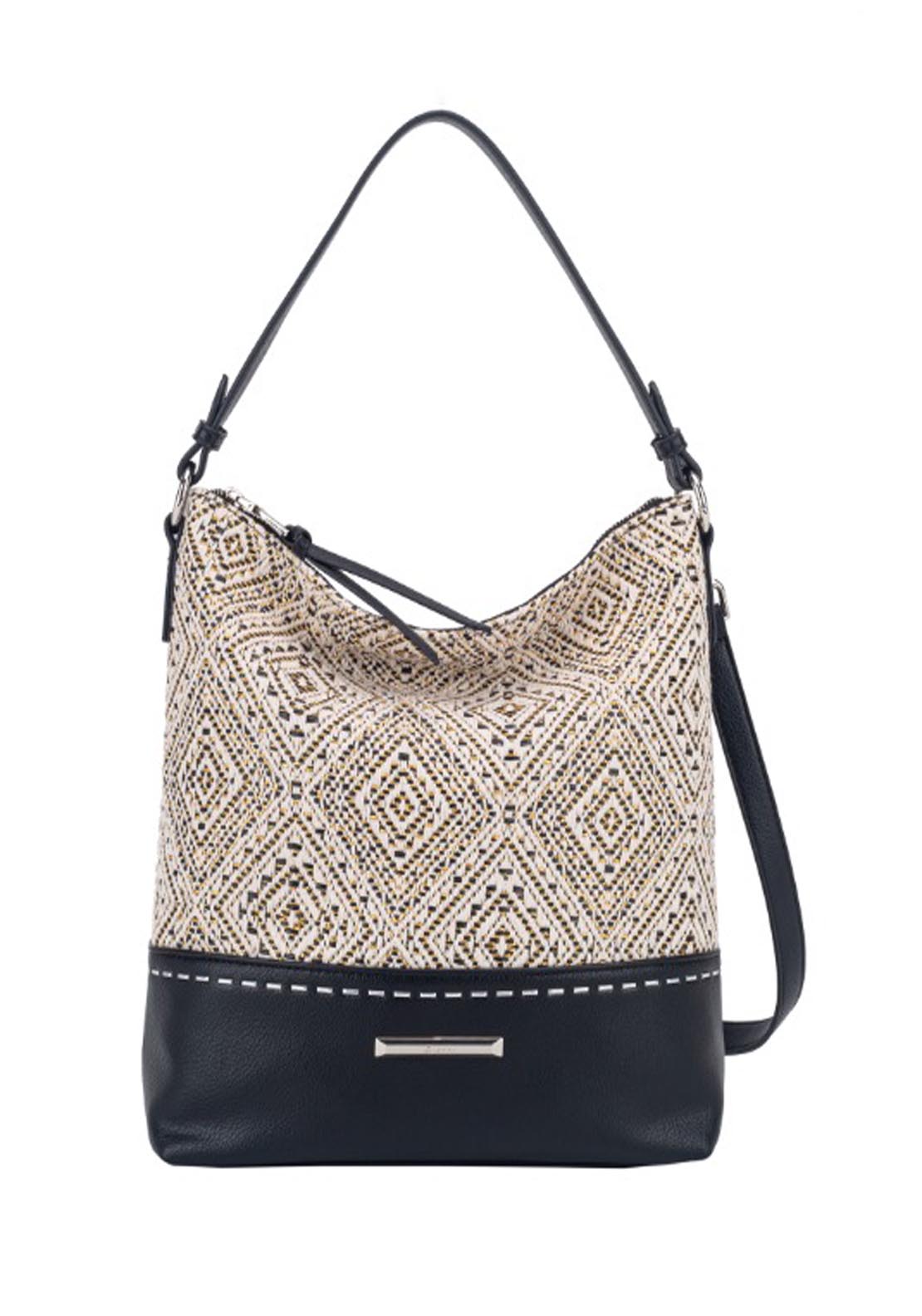 Gionni Atlantis Slouchy Sholder Bag - Black 1 Shaws Department Stores